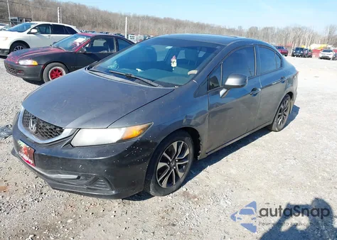 2013 Honda Civic Ex z USA, uszkodzony, nr VIN 19XFB2F82DE054376